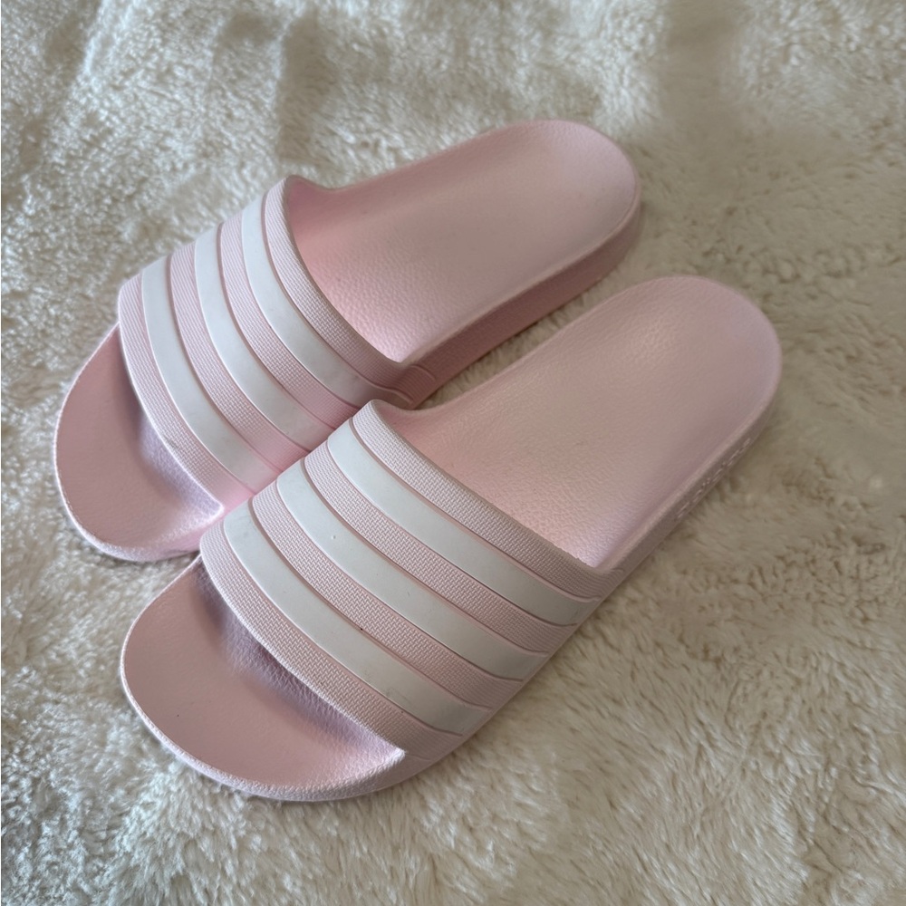 Adidas Pink Women's Slide Sandals